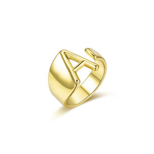 Anillo de compromiso con letras del <span class=keywords><strong>Señor</strong></span> de cobre, elegante, barato - Product Image 1