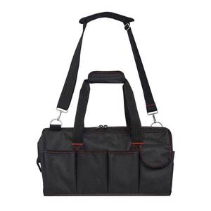 Sac à outils d'électricien robuste avec logo personnalisé, multi-poches, sangle d'épaule rembourrée réglable, grande capacité, fonction imperméable - Product Image 5