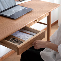 Bureau d'ordinateur en bois personnalisé au design moderne avec tiroir bureau d'étude scolaire