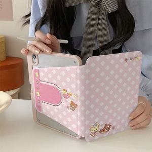 Pink Bear Rotating Acrylic Cover For iPad Air4 5 6 <b>7</b> Pro 11 A16 10th Gen <b>Tablet</b> Protective Case - Product Image 2