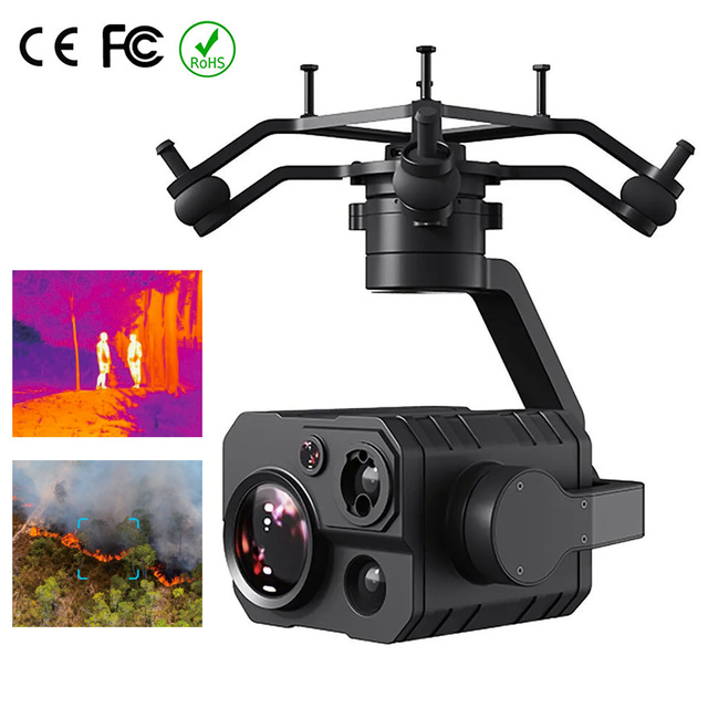 ZT30 4K 8MP Ai Track Gimbal Camera for UAV Drone UGV USV 180X Hybrid & 30X Optical Zoom Optical Pod Camera with Thermal Imager