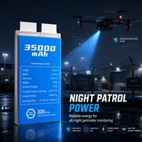 Pin Lipo Drone Tùy Chỉnh 3.61V 35Ah, Tốc Độ Xả Cao, Pin Lithium-Ion Cho Máy Bay Không Người Lái An Ninh, Có Sẵn Trong Kho