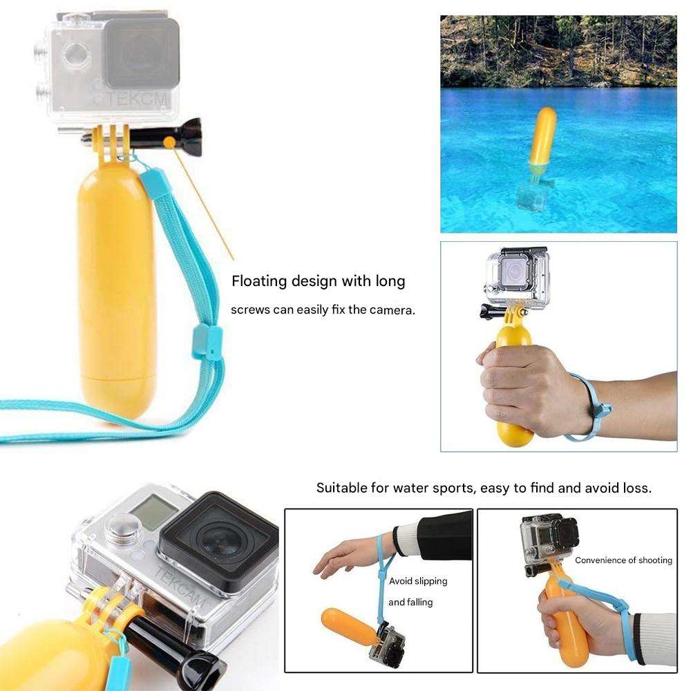 Hongdak for GoPro Accessories 9/10/11/12/13 Waterproof Housing Silicone case Filter Tempered Glass Film Float Stick Set