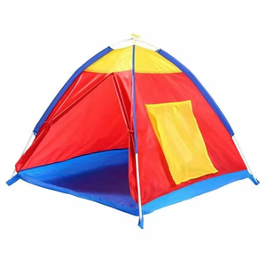 Tienda de Campaña Infantil Unisex con Forma de Castillo y Túnel, Juguete Deportivo Suave de <span class=keywords><strong>Tela</strong></span> de Poliéster para Exteriores, Casa de Juegos para <span class=keywords><strong>Niños</strong></span> - Product Image 4