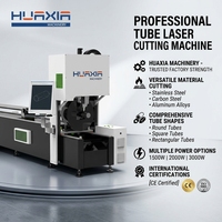 Machine de découpe laser à fibre tube HUAXIA 3000W 2000W CNC automatique haute précision pour tubes carrés et ronds en acier inoxydable et aluminium