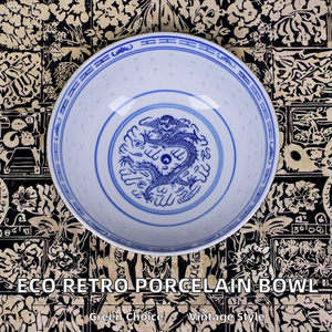 Tazón de Ramen de Porcelana Celadon Azul y Blanco Retro de Jingdezhen, Ecológico, al por Mayor, con Logotipo Personalizado para Uso en Restaurantes - Product Image 2