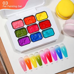 Esmalte de Uñas en Gel UV de Alta Densidad OEM/ODM, Sin LED, No Tóxico, <span class=keywords><strong>Base</strong></span> Acuosa, <span class=keywords><strong>9</strong></span> Colores Brillantes, Diseño de Lujo Francés, Botella para Arte de Uñas DIY - Product Image 3