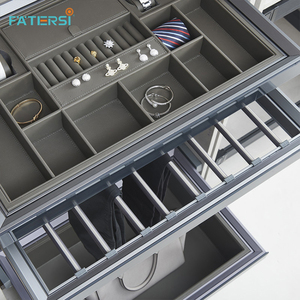 Organizador de Ropa para Armario, Cajón Extraíble con Guías Suaves y Divisor de Terciopelo para Joyas y Accesorios - Product Image 2
