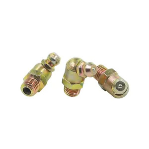 M6 /M8 / M10 thread 1mm brass nipple grease nipple steel nipple 45 and 90 degree