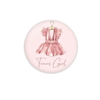 Badges en étain de 1,5 pouce pour révélation du sexe du bébé, cadeaux et décorations pour invités de fête prénatale