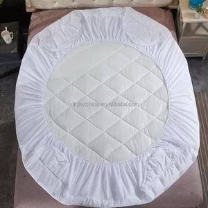 Protège-matelas pliable en <span class=keywords><strong>bambou</strong></span>, imperméable, respirant, antibactérien, ignifuge, à poches profondes, pour hôpital - Product Image 5
