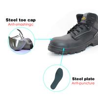 Chaussures de sécurité professionnelles S3, bottes de Protection pour travail, bout en acier découpé à mi-hauteur, nouvelle marque