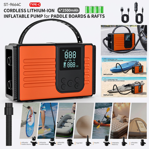 <span class=keywords><strong>Compresseur</strong></span> d'air portable pour pneus de <span class=keywords><strong>voiture</strong></span> <span class=keywords><strong>avec</strong></span> lumière LED pour pneus de <span class=keywords><strong>voiture</strong></span>, SUP, <span class=keywords><strong>paddle</strong></span> board, kayak, bateau gonflable - Product Image 5