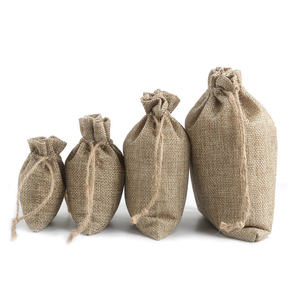Sacchetto di <span class=keywords><strong>sacco</strong></span> di canna di fucile personalizzato di alta qualità riciclabile per gioielli regalo fave di cacao sacchetti di iuta di iuta di iuta con coulisse - Product Image 5