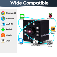 WDR USB kamera 3MP Aptina AR0331 H.264 1080P gece görüş kızılötesi UVC Webcam Windows Android Mac Linux ahududu Pi için
