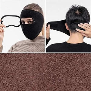 Custom Breathable Fleece Balaclava with Removable <b>Eye</b> Shield Winter Face <b>Mask</b> for Men Women Skiing Motorcycling - Product Image 6