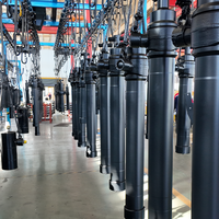 Unité de levage hydraulique multi-étages à course de 120 pouces pour remorque benne, directement du fabricant, avec contrôle qualité strict