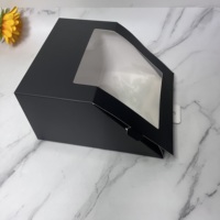 Boîte à chapeaux en carton trapézoïdal recyclable avec laminage mat, gaufrage, design personnalisable pour montage mural