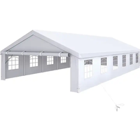 TUOYE, Meilleur Prix, Tente Chapiteau de Réception Blanche 20x40 pieds, Grande Marquee Extérieure pour Mariages, Cérémonies Religieuses et Événements de Plus de 100 Personnes