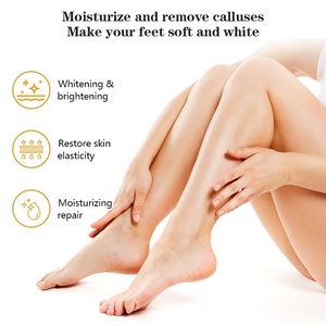 Bán buôn vàng collagen Chân Mặt nạ dưỡng ẩm chân độ ẩm glycerin mica Bột Trà Xanh Thuần Chay chăm sóc da OEM Dịch vụ vết chai - Product Image 5