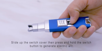 Mini allume-barbecue Portable Rechargeable par USB briquet électrique sans flamme coupe-vent étanche Protection contre la mise hors tension automatique