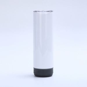 Gobelet isotherme en acier inoxydable 304 à double paroi sous vide, cylindrique droit, 20 oz, avec audio Bluetooth pour voiture, pour sublimation - Product Image 5