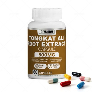 Capsules Premium de Maca Noire et de <span class=keywords><strong>Tongkat</strong></span> <span class=keywords><strong>Ali</strong></span> |   Booster d'énergie naturel pour la santé masculine - Disponible en OEM - Product Image 1
