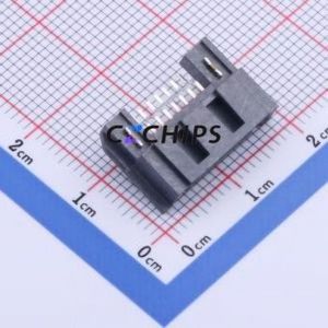 HYCW02-SATA07-250B Hard Drive Connector (SAS/SATA/M.2) SMD,P=1.27mm Connector SATA Female 7P Horizontal Mount - Product Image 1