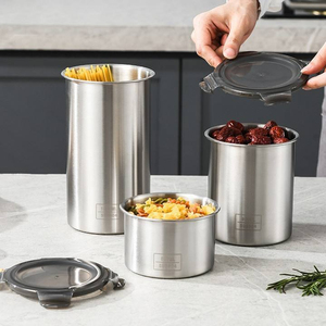 Stainless Steel Food Coffee Bean Tea <b>Storage</b> <b>Jar</b> Container <b>Kitchen</b> sealed <b>Storage</b> <b>Jar</b> Snack sealed <b>Jar</b> - Product Image 6