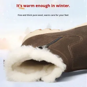 <span class=keywords><strong>Botas</strong></span> de Invierno para <span class=keywords><strong>Hombre</strong></span> del Noreste, Gruesas, Integradas, Impermeables, Transpirables, con Suela de Goma, Resistentes al Frío, para Nieve y Lluvia - Product Image 2