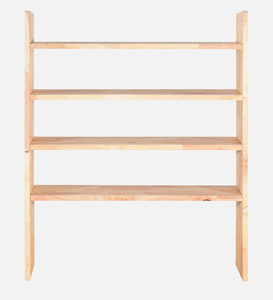 ตู้รองเท้าไม้แข็งแบบพกพาสำหรับโรงแรมชั้นวางรองเท้าแบบเปิดตามธรรมชาติทางเข้าห้างสรรพสินค้าพื้นที่รับประทานอาหารหอพักห้องนั่งเล่น/ห้องรับประทานอาหาร - Product Image 2