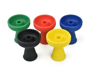 Accesorios para Hookah de Vidrio de Estilo Clásico, Cabeza de Hookah de Seis Orificios, Espejo para Shisha, Cazoleta de Hookah Resistente - Product Image 3