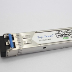 โมดูลออปติคอลท็อปทรานส์ เอสเอฟพี 8.5g 1310nm 10km Ddm สำหรับอุปกรณ์เครือข่าย - Product Image 4