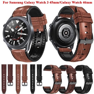 Correa de cuero con textura de bambú de silicona de 22mm compatible con <span class=keywords><strong>Huawei</strong></span> <span class=keywords><strong>GT3</strong></span> <span class=keywords><strong>Pro</strong></span> 46mm para relojes inteligentes Samsung Garmin bandas altas - Product Image 2