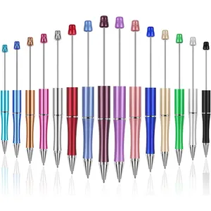 Cjadd bir boncuk kalemler eklemek 64 renkler boşlukları dekoratif hediye takı elmas boncuklar için beadiy DIY boş tükenmez kalemler boncuk kalem