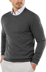 Maglione 2024 lavorato a maglia da <span class=keywords><strong>uomo</strong></span> <span class=keywords><strong>Slim</strong></span> <span class=keywords><strong>Fit</strong></span> girocollo felpa tinta unita Casual a maniche lunghe maglioncino da <span class=keywords><strong>uomo</strong></span> - Product Image 3