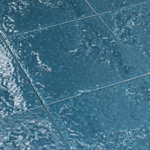 Carrelage bleu Bahia-13 13x13 cm brillant bords irréguliers - Product Image 6