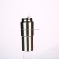 Stq — bouteille d'eau isotherme en acier inoxydable, avec capuchon anti-déversement, contenant isolé sous vide, à bout large, nouvelle collection
