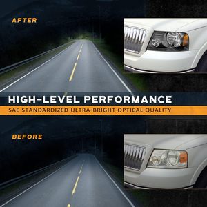 Faro Delantero OVOVS para Lado del Conductor y Pasajero con Carcasa Negra, Lente Transparente y Reflector Ámbar para Ford F-150 2004 2005 2006 2007 <span class=keywords><strong>2008</strong></span> - Product Image 5
