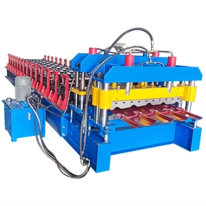 Machine <span class=keywords><strong>de</strong></span> profilage <span class=keywords><strong>de</strong></span> tôles pour tuiles émaillées et panneaux <span class=keywords><strong>de</strong></span> <span class=keywords><strong>toiture</strong></span> métalliques, moteur pour acier coloré - Product Image 6