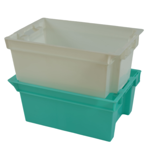 Caisses en plastique empilables, étanches, durables, recyclables, pour le transport et le stockage en chaîne du froid, robustes, pour le chargement et le stockage - Product Image 3