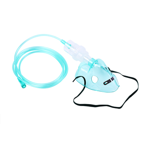 Masque <span class=keywords><strong>respiratoire</strong></span> jetable vert pour nébulisation d'oxygène pédiatrique, masque aérosol - Product Image 3