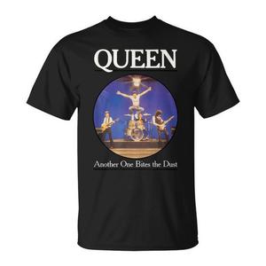 Camiseta Queen Another One Bites The Dust negra para adultos unisex - Product Image 1