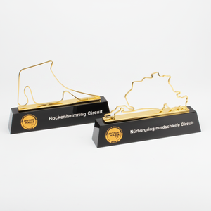 Trofeo de Carreras de Hierro Grabado Personalizado, <span class=keywords><strong>Premio</strong></span> Deportivo Chapado en Oro, Plata y Cobre, Regalo Personalizado para Ganadores de Competiciones - Product Image 1
