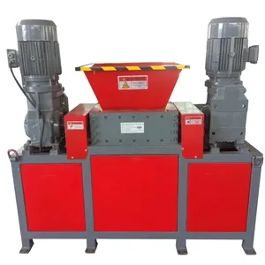 Industrial scrap metal shredder Small plastic double-shaft shredder shredder all kinds of plastic and rubber products.