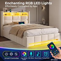 Échantillon gratuit de lit queen simple antique avec logo client OEM lit de princesse