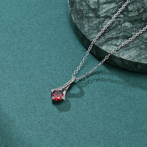 Alin moda mujer joyería piedra Natural <span class=keywords><strong>diamante</strong></span> estrella clavícula cadena encanto mujer <span class=keywords><strong>collar</strong></span> - Product Image 3