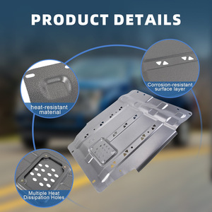 Ensemble de plaque de protection de transmission en acier avec protection anti-éclaboussures pour les modèles Ford F150 4WD 2.7L 3.5L 2015-2022 - Product Image 4