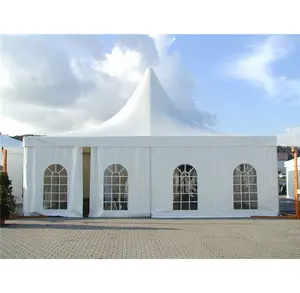 10x10m Luxury Waterproof Large Gazebo Pagoda Promotion Event Tent Aluminum Frame with PVC Fabric Wedding Exhibition Tent