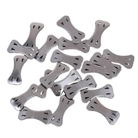 Clips de fixation en aluminium pour bandages élastiques médicaux, prix d'usine, attaches métalliques pour la fixation des bandages, clips de remplacement réutilisables